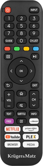 Picture of Pilot RTV Kruger&Matz Pilot do telewizora Kruger&Matz Vidaa