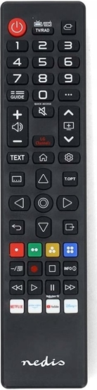 Picture of Pilot RTV Nedis Nedis TVRC45LGBK pilot Podczerwie TV Nacinij przyciski