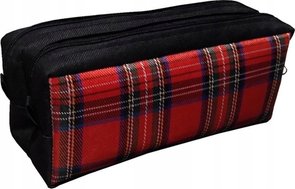 Изображение Piórnik 7R Piórnik szkolny NS10 kratka czerwona