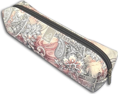 Attēls no Piórnik Bee-bee Piórnik prostokt paisley szare