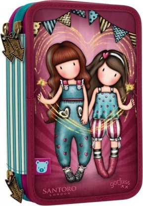 Attēls no Piórnik Cass film Potrójny Piórnik z Wyposaeniem Gorjuss Fairground