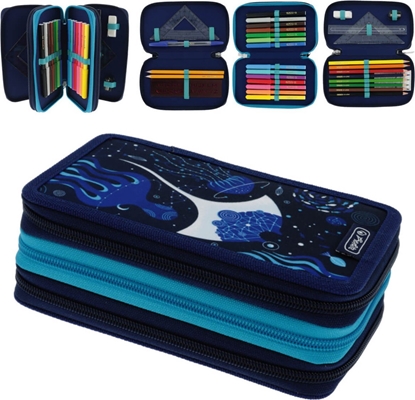 Picture of Piórnik Herlitz Piórnik potrójny wyposaeniem 31el Ocean HERLITZ