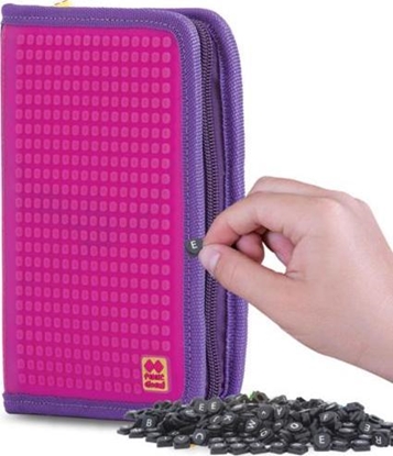 Attēls no Piórnik PIXIE Piórnik Szkolny na Suwak, PIXIE CREW, Alfabet, Purpurowy Panel