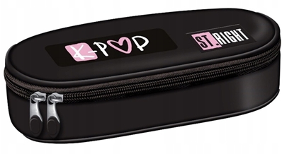 Изображение Piórnik St. Majewski PIORNIK SASZ OWAL 1ZAM 1KLAP STRIGHT PINK K-PO