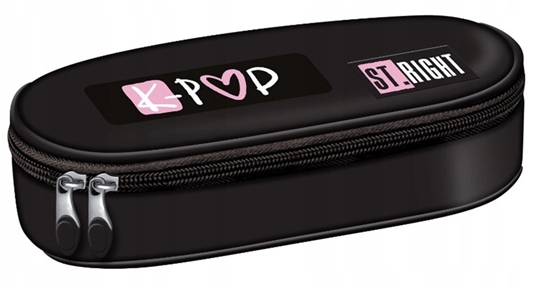Изображение Piórnik St. Majewski PIORNIK SASZ OWAL 1ZAM 1KLAP STRIGHT PINK K-PO