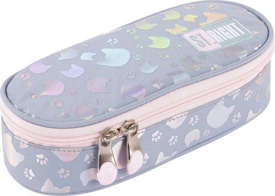 Picture of Piórnik ST.RIGHT St.Right Silver Cats PC-01 szary