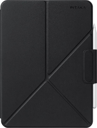 Attēls no Etui na tablet Pitaka Folio Case 2 iPad Air 13 M2/ Pro 12.9  Gen 3-6 Czarny