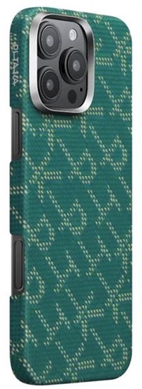 Picture of Pitaka Tactile Woven Case, PTK Green/Gold - iPhone 16 Pro