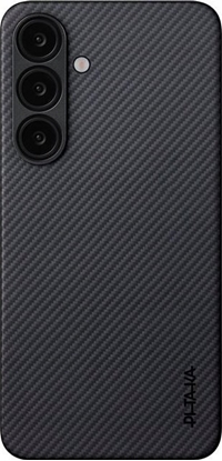 Изображение Pitaka Ultra-Slim Case, Black/Grey Twill - Sansung Galaxy S25+
