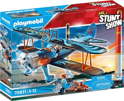 Attēls no Playmobil Playmobil Biplane Phoenix aerobatics show 70831