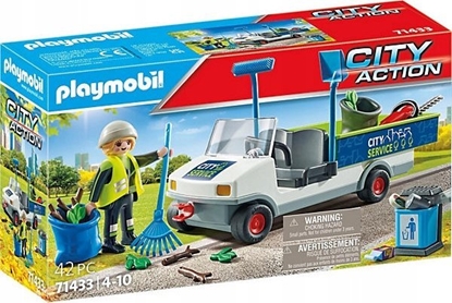 Picture of Playmobil Zestaw z figurkami City Action 71433 Sprztanie miasta samochodem elektryczny