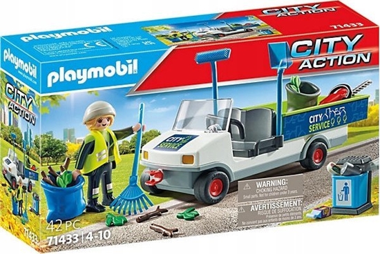Picture of Playmobil Zestaw z figurkami City Action 71433 Sprztanie miasta samochodem elektryczny