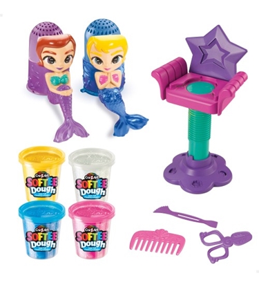 Picture of Plastilīna komplekts Mirdzošas nāriņas Softee Dough 3+ CB46916