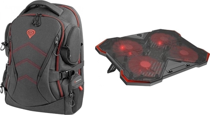 Picture of Plecak Genesis Pallad 550 17.3" (NBG-1691) + Podstawka chodzca Genesis OXID 260 (NHG-2075)