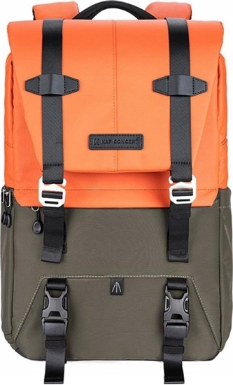 Picture of Plecak Kf fotograficzny Kf13.087av1 pomaraczowo-zielony