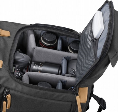 Attēls no Plecak Mantona Luis Black Retro (21344)