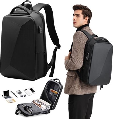 Picture of Plecak Mozos PM37 na laptopa antykradzieowy USB 20-32L TSA