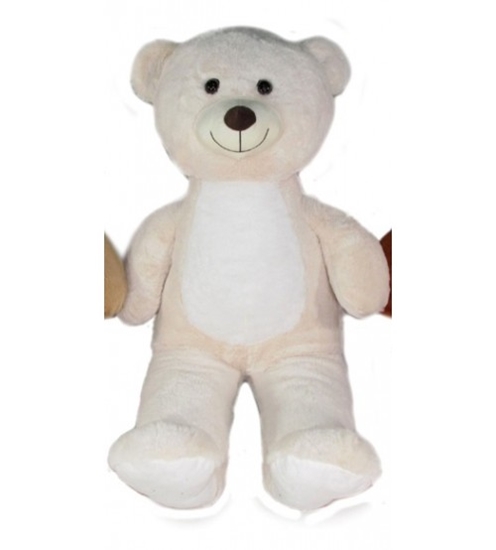 Picture of Plīša lielais lācis 90 cm (M3695) baltais 163103-1