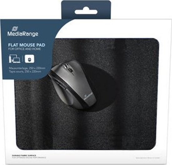 Picture of Podkadka MediaRange MediaRange Mausunterlage flach 250x220x3mm schwarz