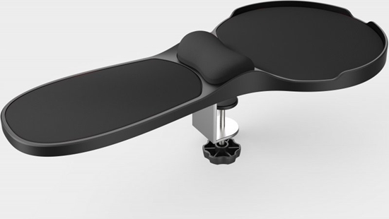 Picture of Q-Connect Podokietnik z podkadk pod mysz i podparciem nadgarstka czarny (KF16947)