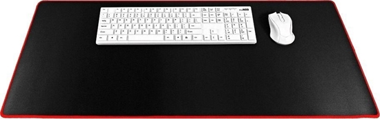 Picture of Podkadka Techonic Podkadka pod klawiatur i mysz dla graczy 900x400x3mm / czarny / obszycie czerwone