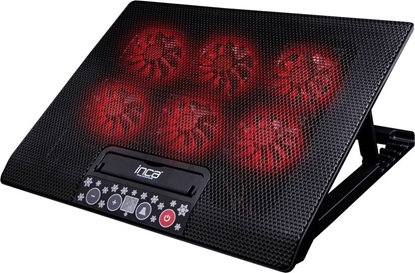 Picture of Podstawka chodzca Inca INCA Notebook Kühler INC-601GMS  Bedienfeld, 7-17", 6 Lüfter retail