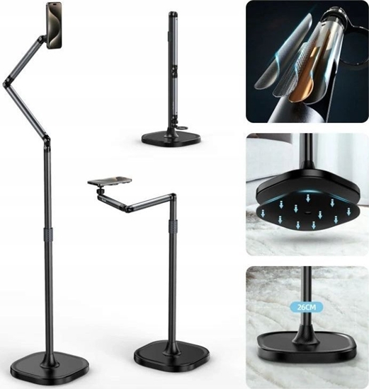 Picture of Podstawka Telesin Podstawka Statyw Stojak 162cm Magnes Magnetyczny MagSafe na Telefon Tablet / Telesin P3-FS-01