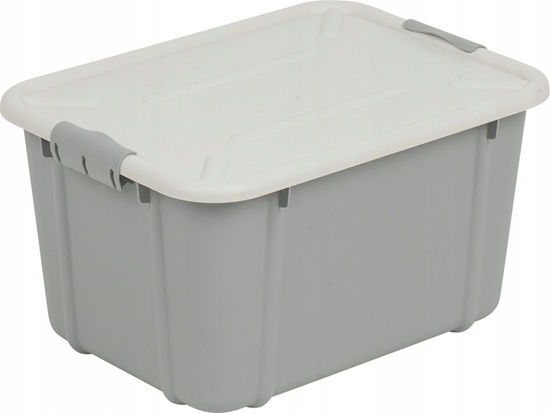 Picture of Pojemnik 60L BranQ Velur jasny szary