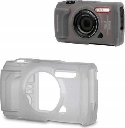Picture of Pokrowiec JJC Futera Etui Case Pokrowiec Silikon Do Aparatu Olympus Tough Tg-7 Tg7 / / Scc-tg7