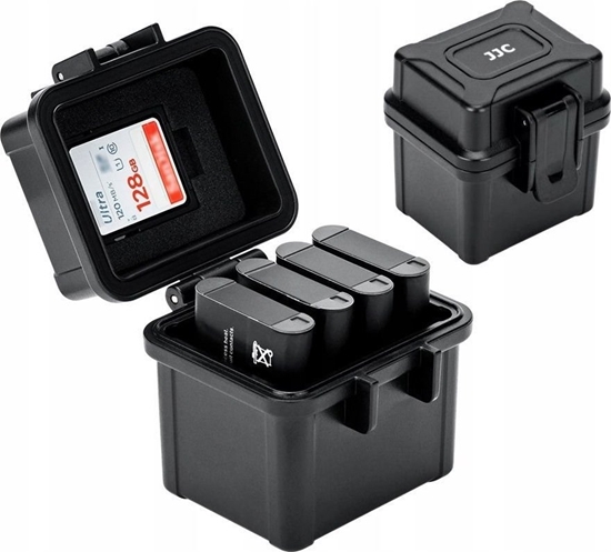 Picture of Pokrowiec JJC Pudeko Pokrowiec Etui Akumulatory Baterie Karty Pamici do Aparatu Kamery / JBC-BAT4