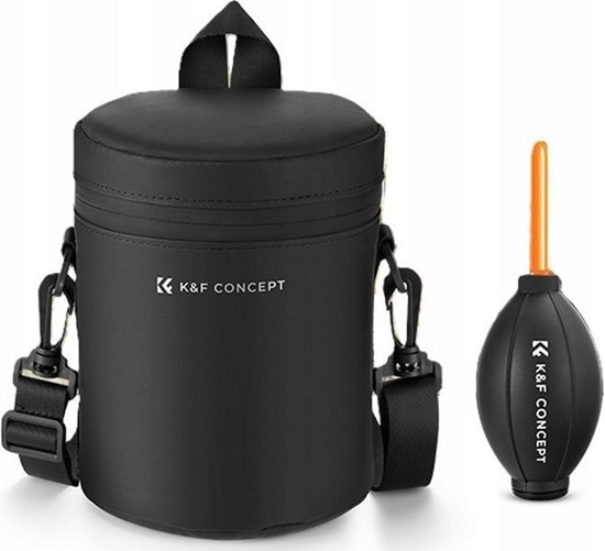 Picture of Pokrowiec Kf Pokrowiec Futera Etui na Obiektyw Lens Wodoodporny 15x11cm + Gruszka K&F / Rozmiar M /KF13.201