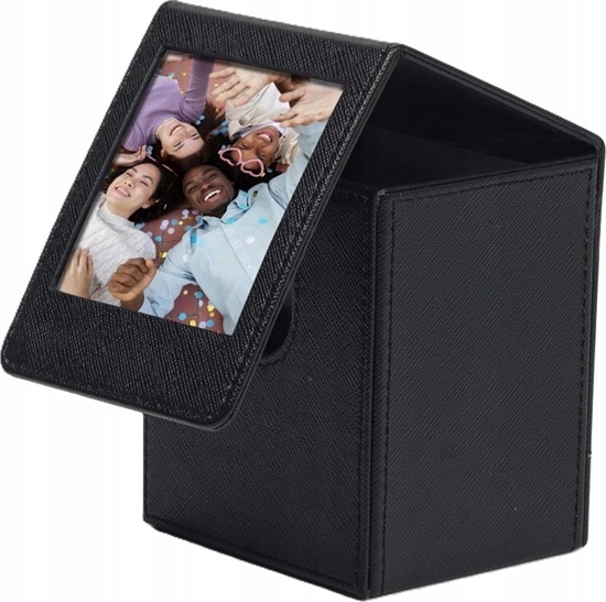 Picture of Pokrowiec LoveInstant Etui Pudeko Box 100x Zdjcia Do Fuji Instax Square Sq1 Sq6 Sq10 Sq20 Sq40 / Czarny / Okienko