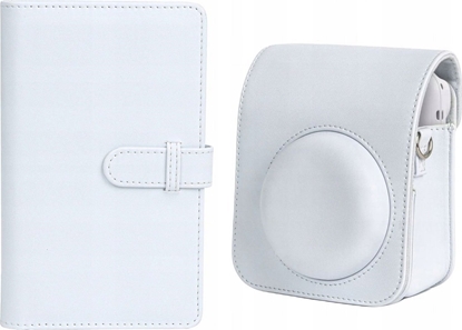 Attēls no Pokrowiec LoveInstant Futera Etui Do Fuji Instax Mini 12 + Album 108x / Biay