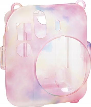 Attēls no Pokrowiec LoveInstant Futera Etui Pokrowiec Case do FujiFilm INSTAX Mini 12 + Kiesze na Zdjcia / Wielokolorowy Ciemny