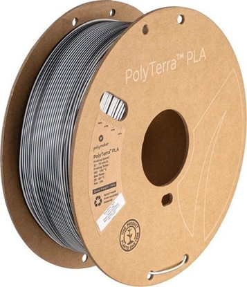 Attēls no Poly Filament Polymaker PolyTerra PLA Dual Shadow Black 1,75mm 1kg - White-Black}