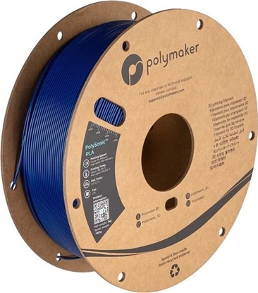 Attēls no Poly Filament Polymaker PolySonic High Speed PLA 1,75mm 1kg - Blue}