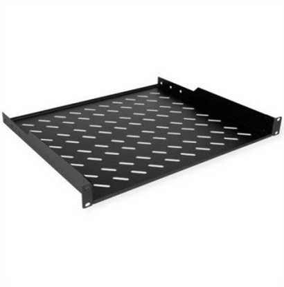 Picture of Roline 19-inch shelf 1 U 400 T, 15kg load capacity black