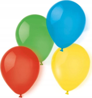 Attēls no Polsirhurt Balony lateks okr±ge 8 mix kolorów 20szt.