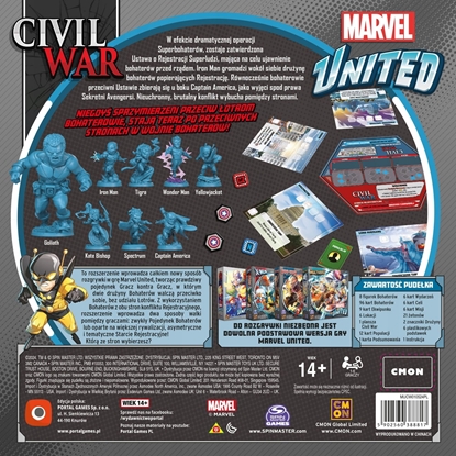 Изображение Portal Games Dodatek do gry Marvel United: Civil War