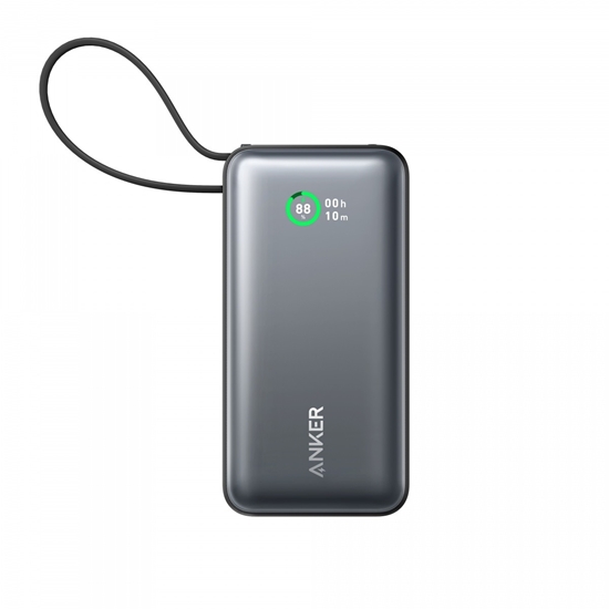 Picture of Powerbank 545 NANO 30W 10000mAh z wbudowanym kablem USB-C, czarny