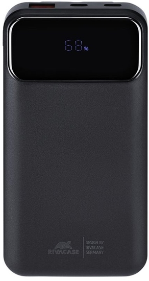 Изображение POWER BANK USB 10000MAH/VA2211 BLACK RIVACASE