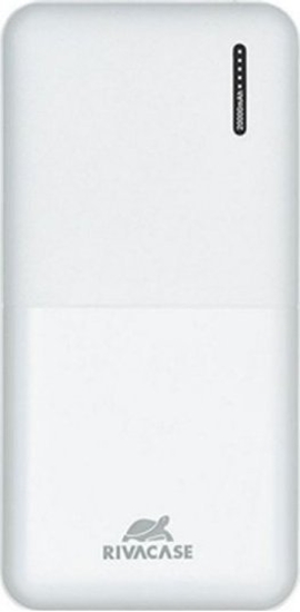 Изображение POWER BANK USB 20000MAH/VA2572 WHITE RIVACASE