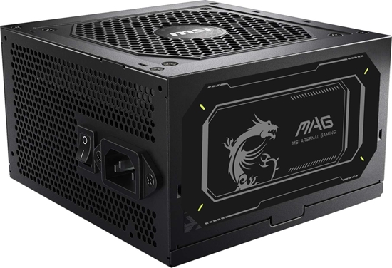 Picture of Power Supply|MSI|MAG A850GL PCIE5 II|850 Watts|Efficiency 80 PLUS GOLD|PFC Active|MAGA850GLPCIE5II
