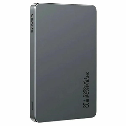 Picture of Powerbank 5000mAh 20W indukcyjny Magsafe PD Fast Charge szary 