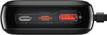 Picture of Powerbank Baseus Qpow Digital Display Lightning 20000mAh Czarny