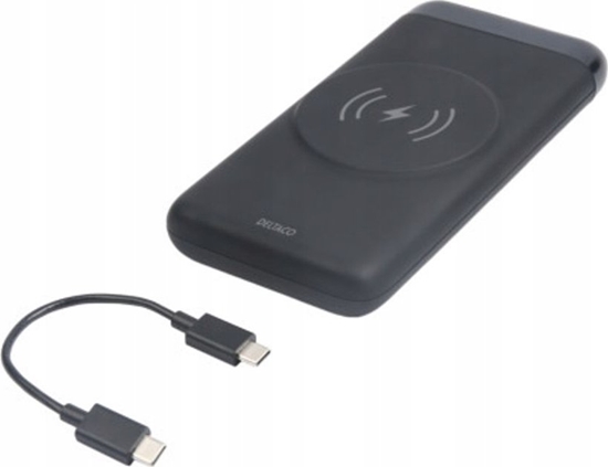 Picture of Powerbank Deltaco Iorin baterija DELTACO, belaidis, 10 000 mAh, 1x USB-A, 1x USB-C PD, mag. / PB-Q1003