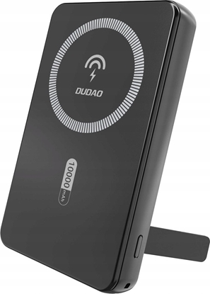 Attēls no Powerbank Dudao K14S+ 10000mAh 20W USB-A / USB-C / MagSafe z podstawk - czarny