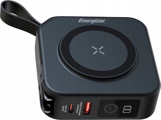 Picture of Powerbank indukcyjny Energizer 10000 mAh QI-15W + USB-C 20W