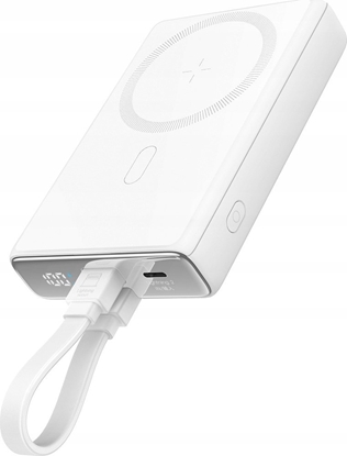 Picture of Powerbank Joyroom Powerbank Joyroom JR-PBM01 MagSafe 10000mAh 20W z podstawk + kabel Lightning / USB-C biay