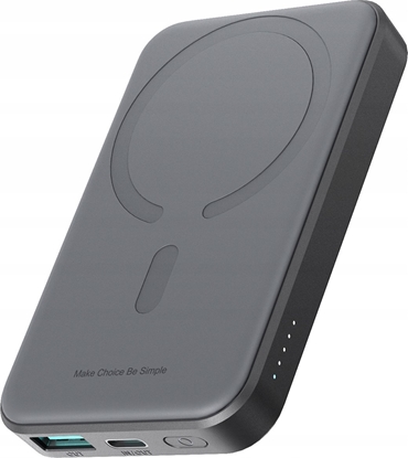 Picture of Powerbank Joyroom JR-W020 Mini Magnetic MagSafe Wireless 5000mAh Czarny